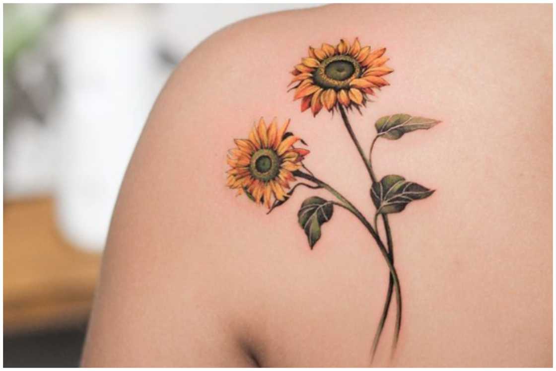 Back tattoos for women