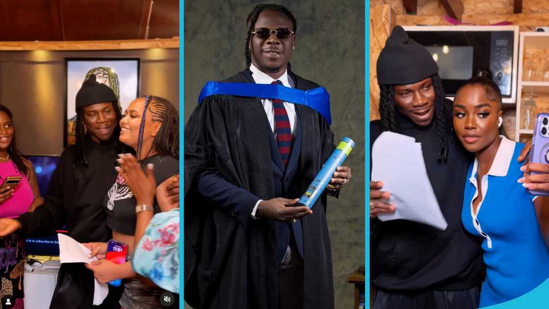 Stonebwoy, Dr Louisa Ansong, Moliy and Nana Ama McBrown, GIMPA, Master's Degree, Bachelor's Degree, Ghanaian Celebrities, Ghanaian Musicians, Ghana Music Awards
