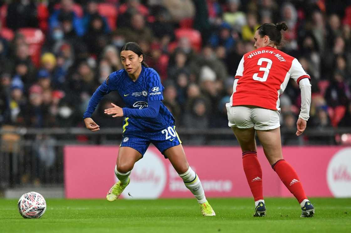 Chelsea's Australian striker Sam Kerr was chosen as the cover star for the 2023 edition Chelsea's Australian striker Sam Kerr was chosen as the cover star for the 2023 edition