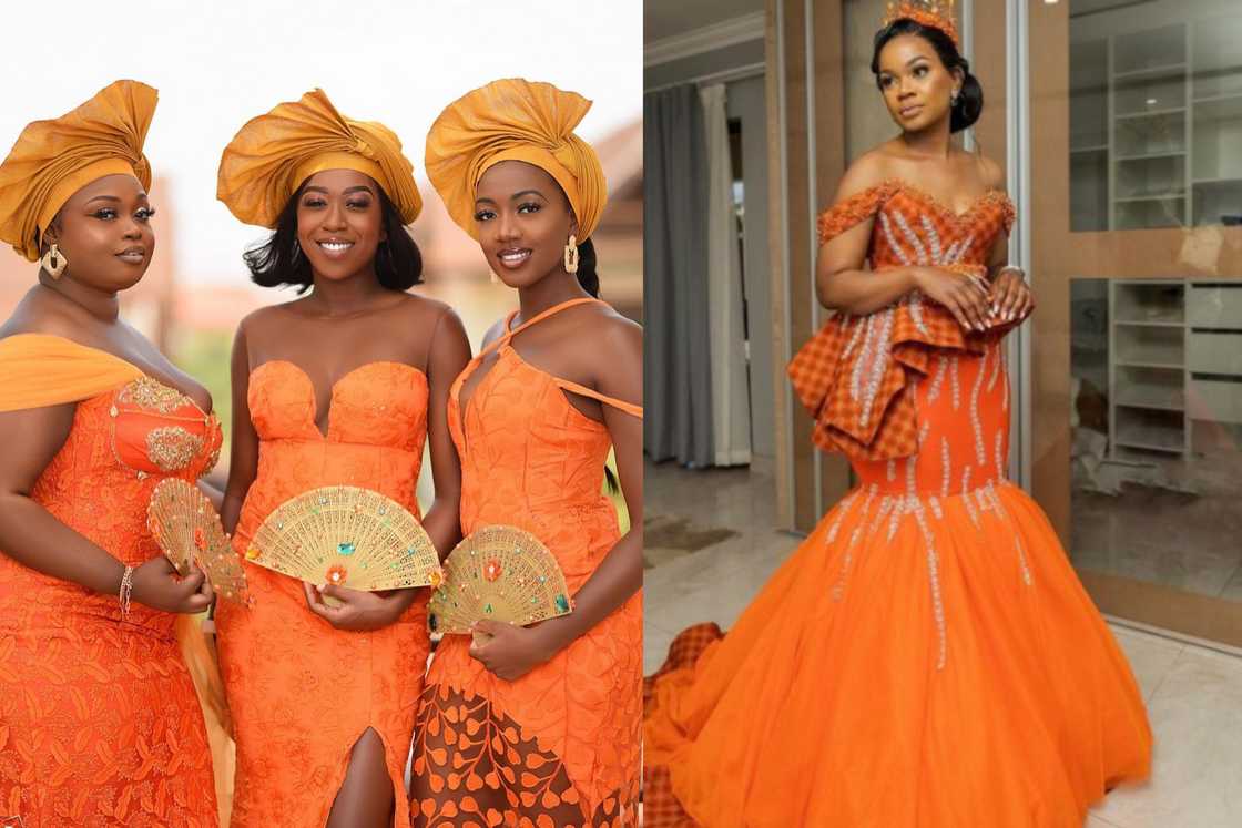 lace dress styles for wedding in Ghana