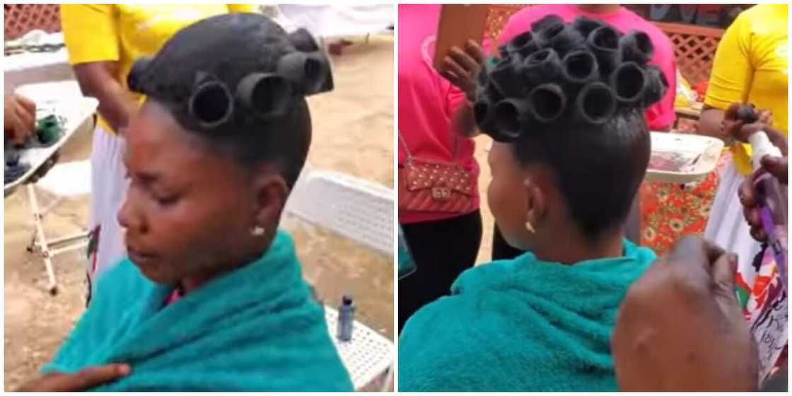 Photos of the unique hairstyle Photos of the unique hairstyle