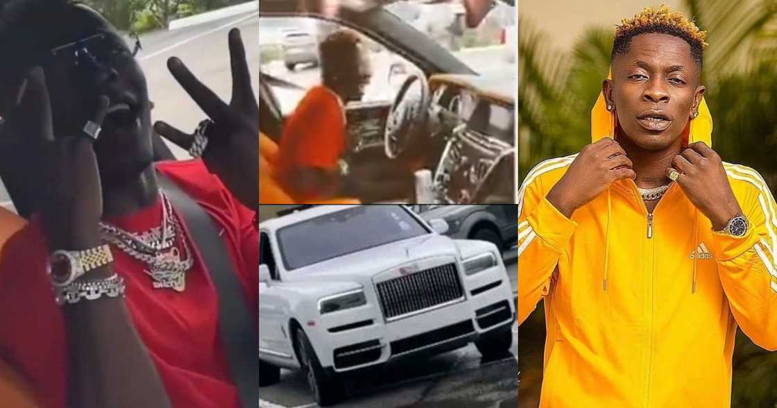 Shatta Wale Gets A Rolls Royce As He Returns To Social Media With A Bang (Video)