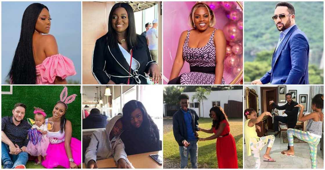 Yvonne Nelson, Jackie Appiah, Nana Aba, Majid and their children