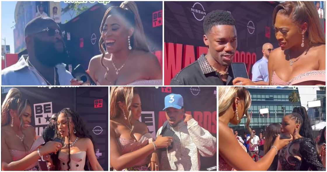 Rick Ross, Chance The Rapper, others Speak Nigerian Pidgin On BET Red Carpet