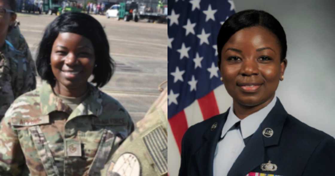 Master Sgt. Eva Appiah: Meet the Ghanaian-American appointed as Legislative Fellow in the US gov't Master Sgt. Eva Appiah: Meet the Ghanaian-American appointed as Legislative Fellow in the US gov't
