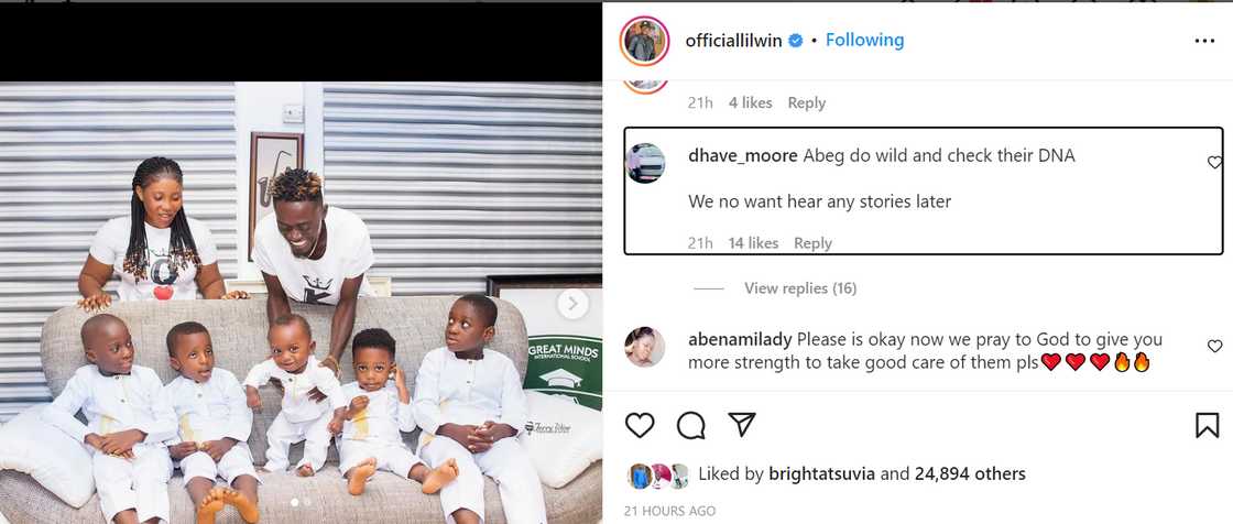 Fans urge Lil Win to go for a DNA test Fans urge Lil Win to go for a DNA test