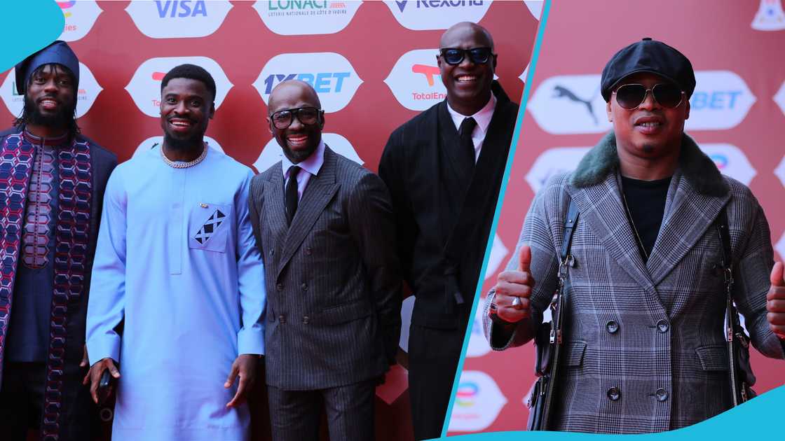 African legends arrive for AFCON draw in style. African legends arrive for AFCON draw in style.