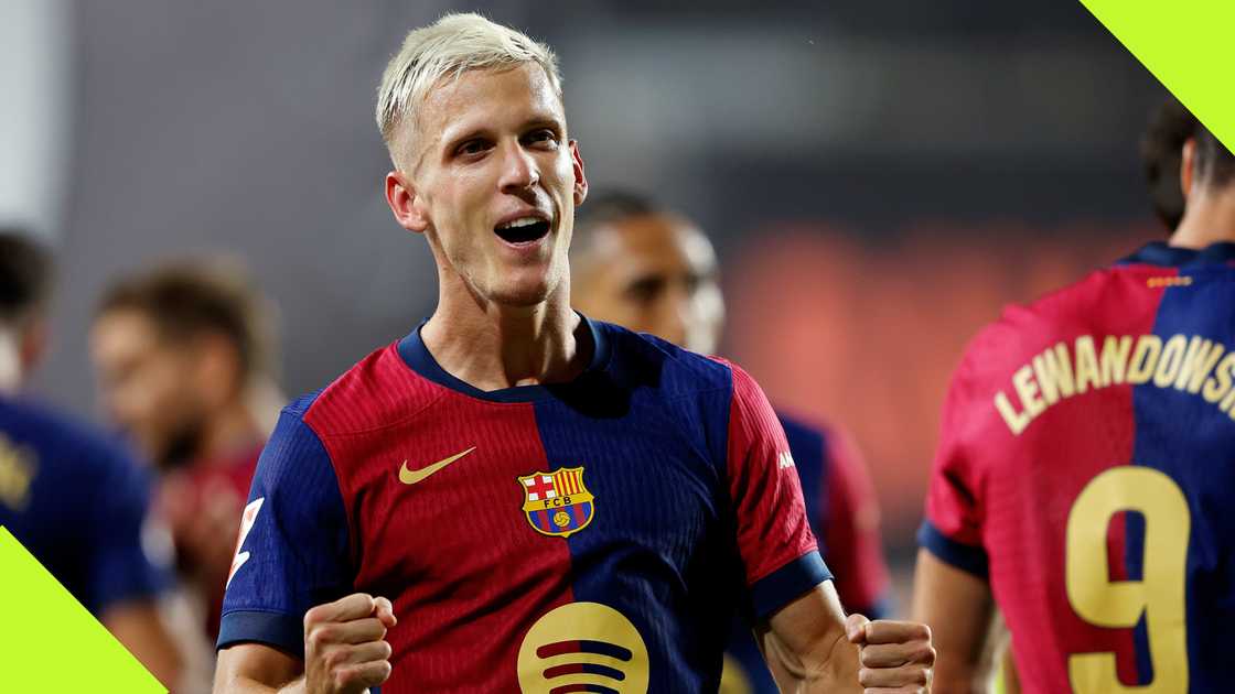 Dani Olmo scores debut goal as Barcelona complete comeback win at Vallecano