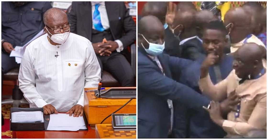 Ken Ofori-Attal, Finance Minister, sponsored the bill that stirred the fisticuffs in Parliament