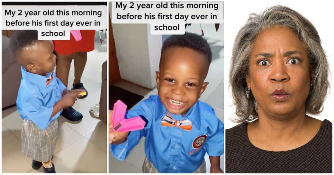 2-year-old boy who had never been to school wows many as he goes through the letters of the alphabet with ease