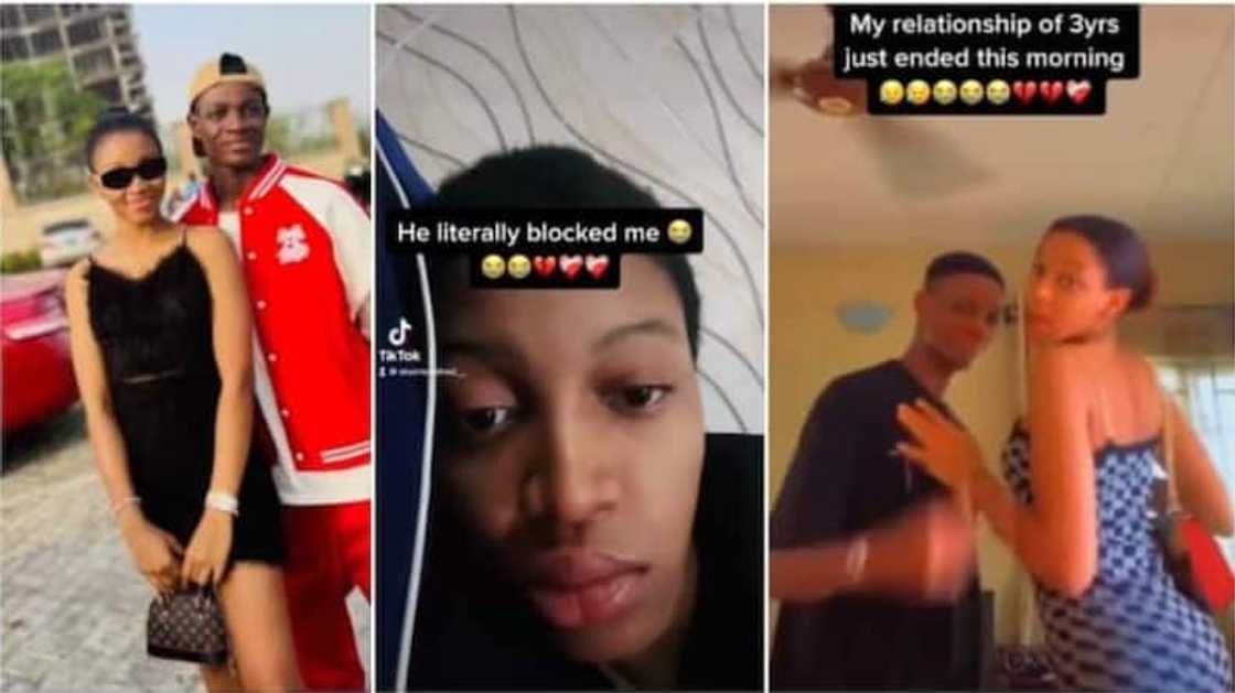 They dated for three years. They dated for three years.