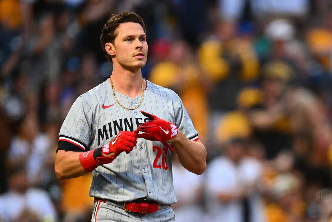 Max Kepler reacts after striking out with the bases Max Kepler reacts after striking out with the bases