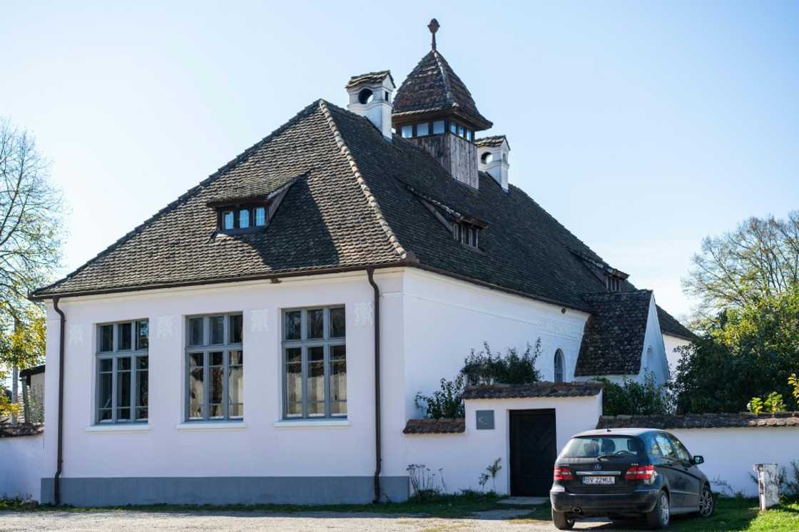 Schuster has restored the village's former Saxon school and turned it into a guesthouse Schuster has restored the village's former Saxon school and turned it into a guesthouse