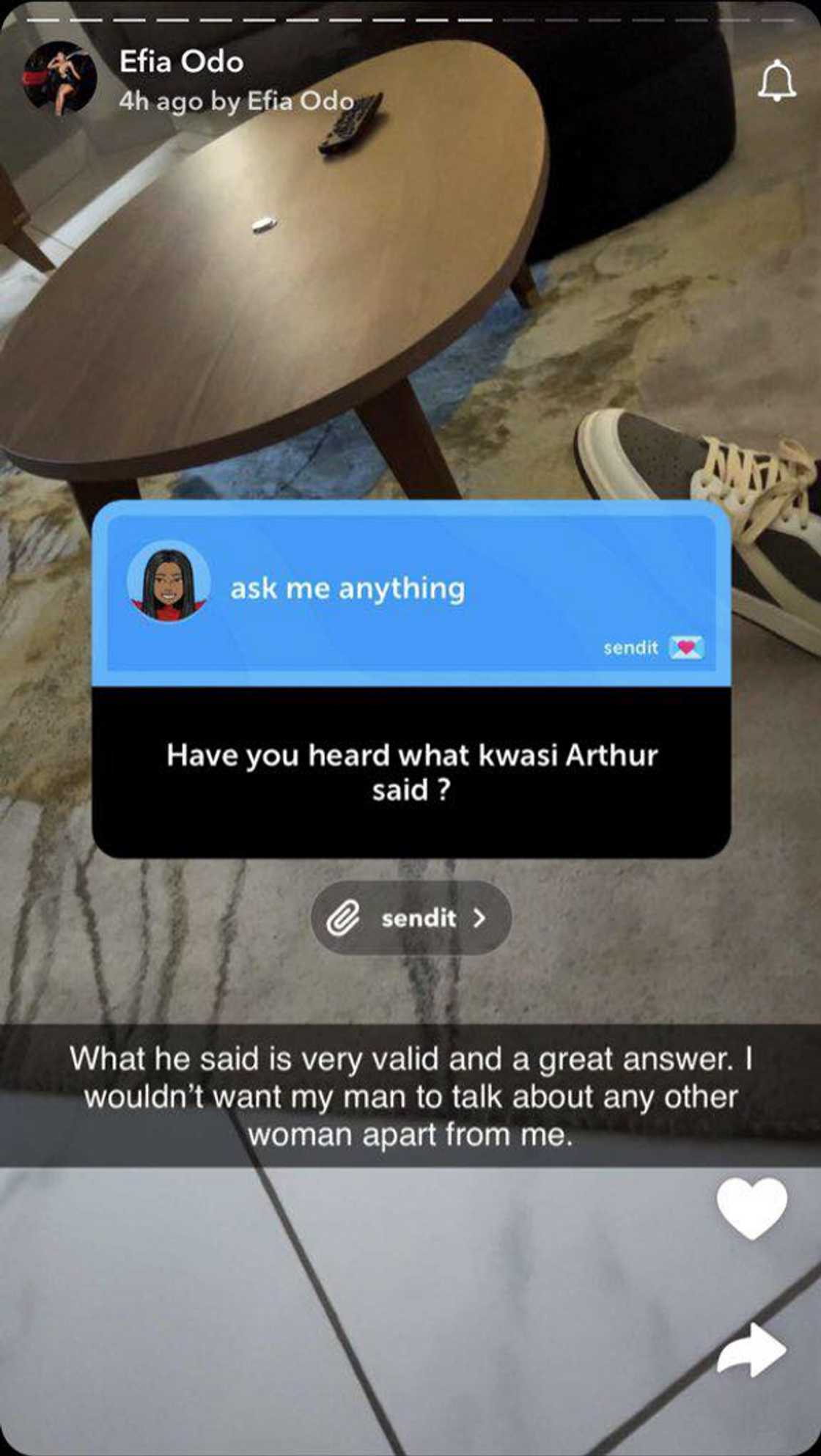 Efia Odo on Kwesi Arthur Efia Odo on Kwesi Arthur