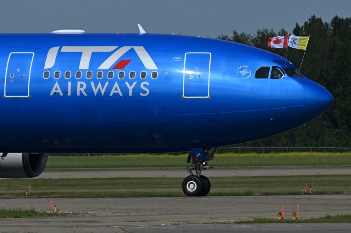 The Italian government gave the green light in February to the privatisation of the state-owned ITA Airways, which took to the skies last year The Italian government gave the green light in February to the privatisation of the state-owned ITA Airways, which took to the skies last year