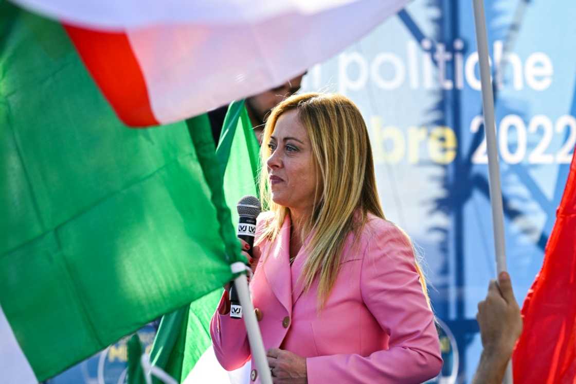 Far-right leader Giorgia Meloni has taken to wearing a lot of pink Far-right leader Giorgia Meloni has taken to wearing a lot of pink