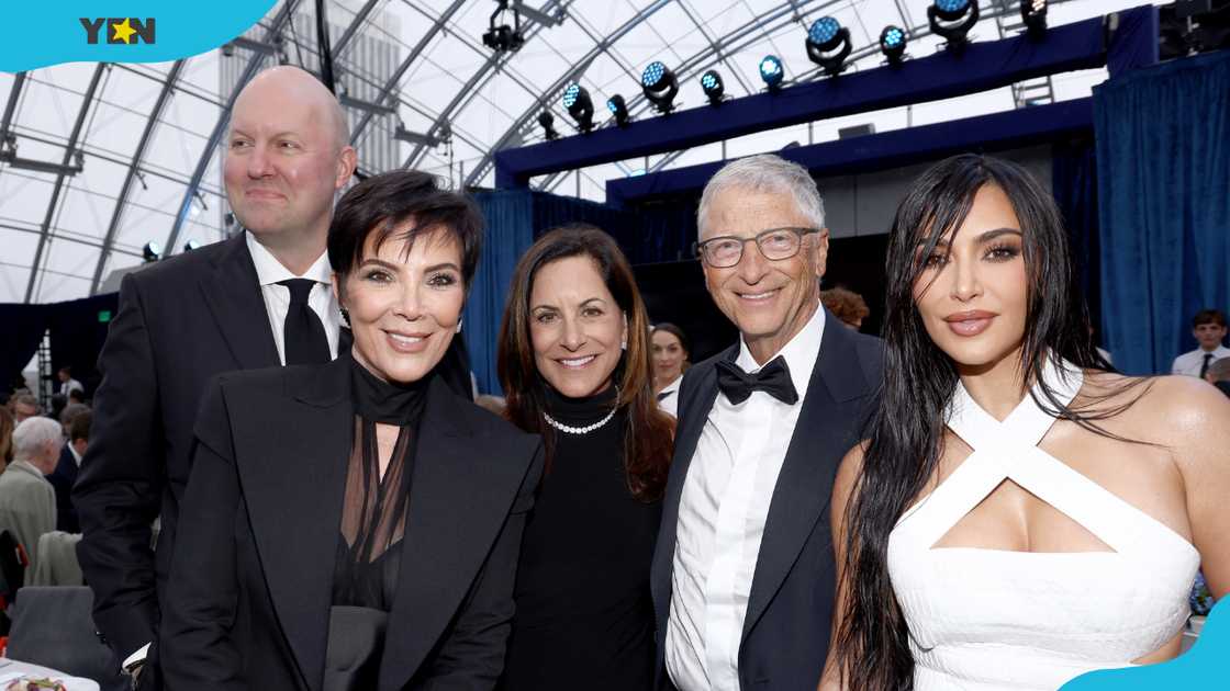 From L-R: Marc Andreessen, Kris Jenner, Paula Hurd, Bill Gates, and Kim Kardashian From L-R: Marc Andreessen, Kris Jenner, Paula Hurd, Bill Gates, and Kim Kardashian