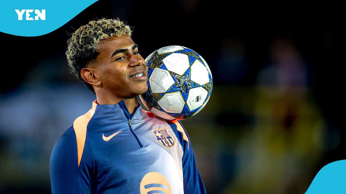 Lamine Yamal breaks Kylian Mbappé Champions League record, Lamine Yamal assist record, Lamine Yamal goals, Barcelona beat Frankfurt, Champions League