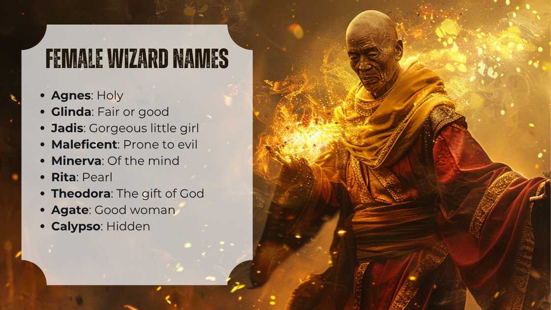 Female wizard names and their meanings