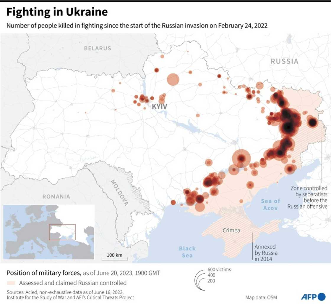 Fighting in Ukraine Fighting in Ukraine