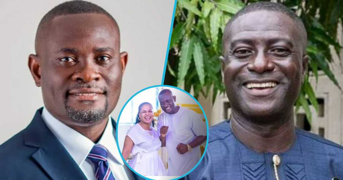 Photos of John Kumah (L), his wife Lilian Kumah (M), and media figure Captain Smart (R). Photos of John Kumah (L), his wife Lilian Kumah (M), and media figure Captain Smart (R).