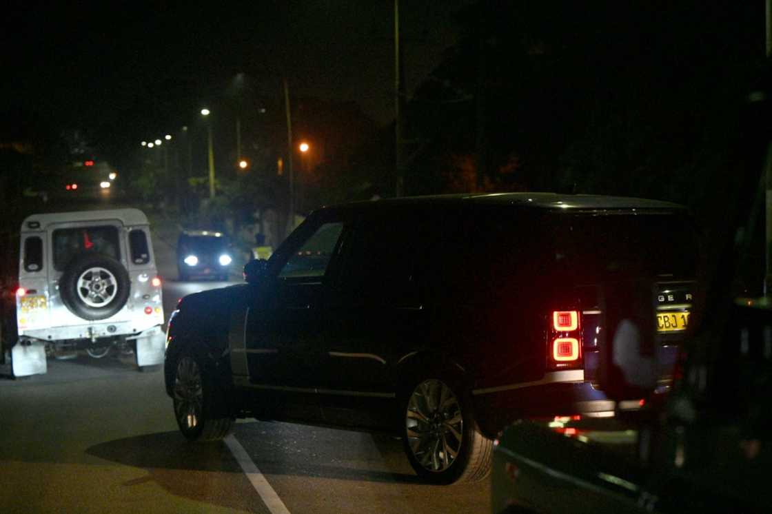 A convoy of vehicles said to be transporting former Sri Lankan president Gotabaya Rajapaksa leaves Colombo's airport early September 3, 2022 after he returned from seven weeks of self-imposed exile amid the island's worst-ever economic crisis A convoy of vehicles said to be transporting former Sri Lankan president Gotabaya Rajapaksa leaves Colombo's airport early September 3, 2022 after he returned from seven weeks of self-imposed exile amid the island's worst-ever economic crisis