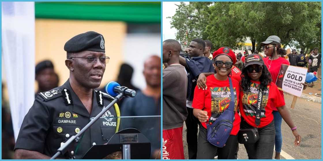 IGP Dr Akuffo Dampare denies allegations that the police don't want citizens to protest. IGP Dr Akuffo Dampare denies allegations that the police don't want citizens to protest.