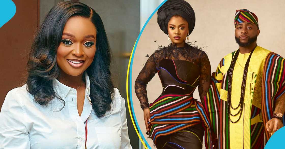 Jackie Appiah at Davido's wedding Jackie Appiah at Davido's wedding