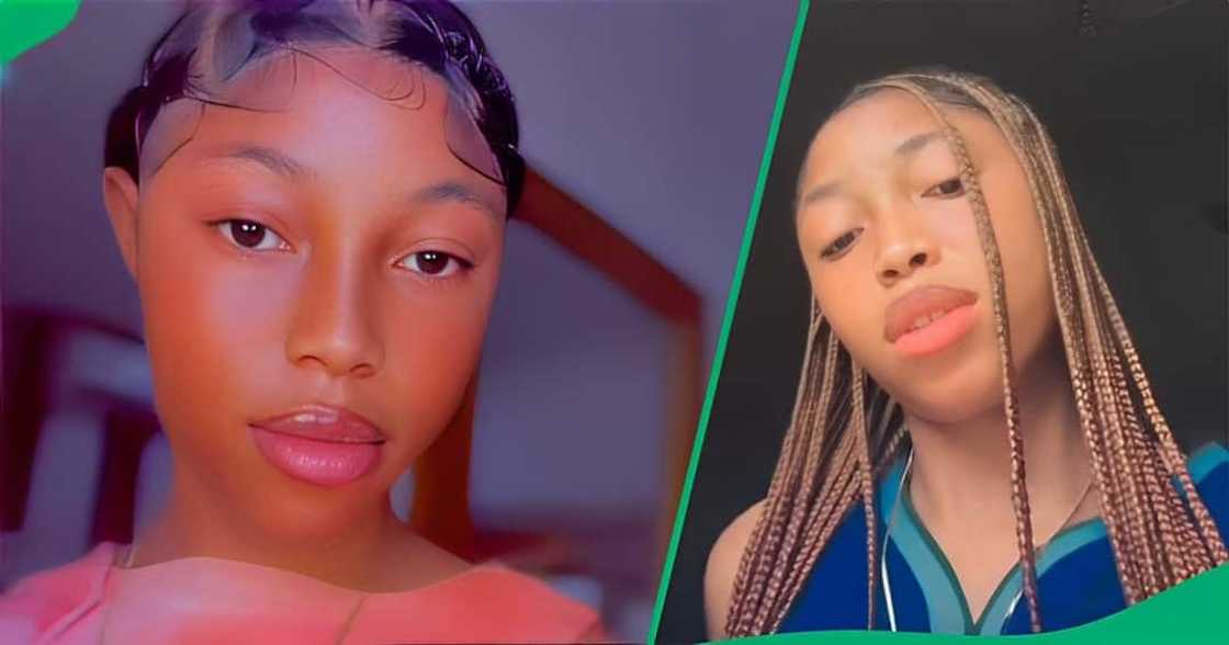 A TikTok video showcases a woman unveiling the dress she ordered vs. what she got. A TikTok video showcases a woman unveiling the dress she ordered vs. what she got.