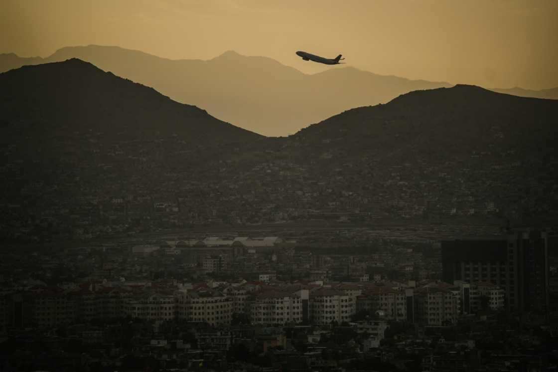A plane takes off from Kabul airport in Afghanistan last month A plane takes off from Kabul airport in Afghanistan last month
