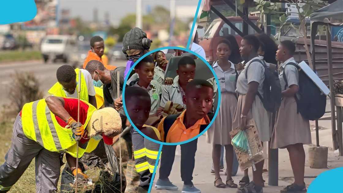 Buzstop Boys, Heneba Safo, Social activist, free ride for students, Ablekuma, Environmental cleanliness, Sanitation education. Buzstop Boys, Heneba Safo, Social activist, free ride for students, Ablekuma, Environmental cleanliness, Sanitation education.