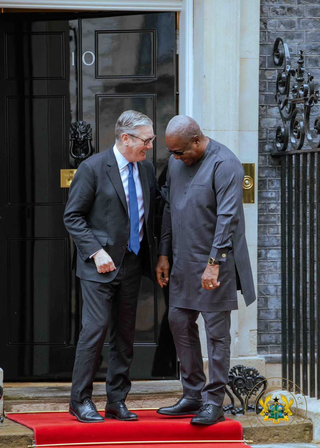 John Mahama UK visit, Downing Street incident, Keir Starmer meeting, Ghana-UK relations, President Mahama reactions, Ghanaian diaspora engagement, foreign investment opportunities, King Charles meeting, viral TikTok video