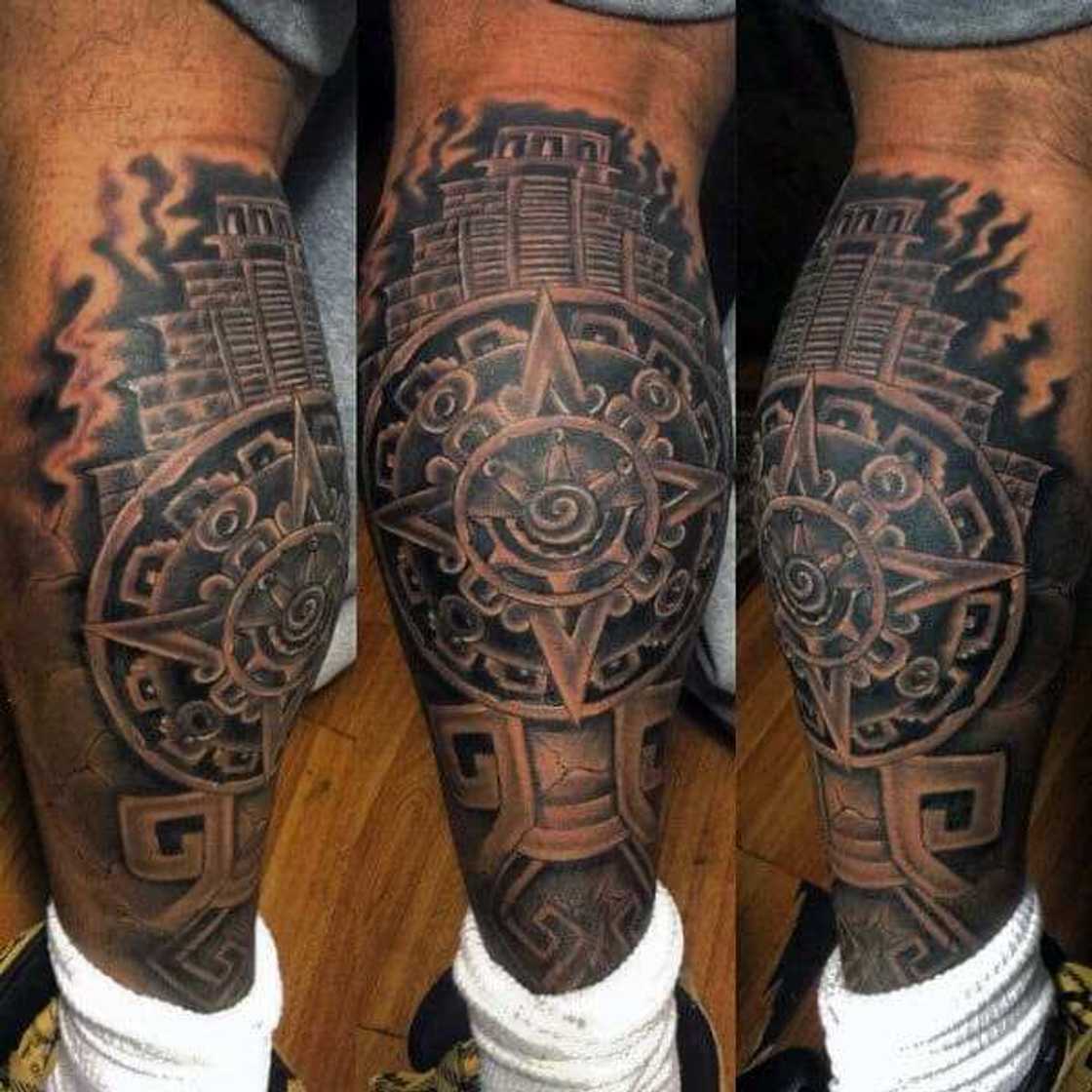 Meaningful Aztec tattoos