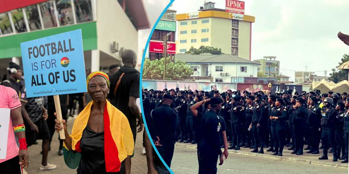 GFA demo protestors GFA demo protestors