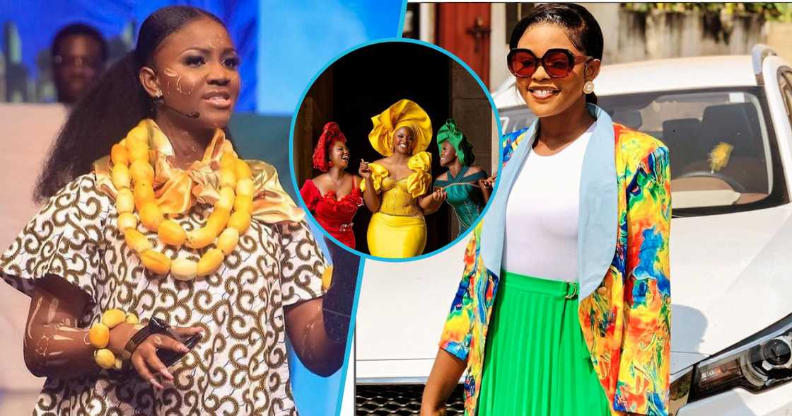 GMB contestants Selorm, Naa Ayeley and Kwartemaa