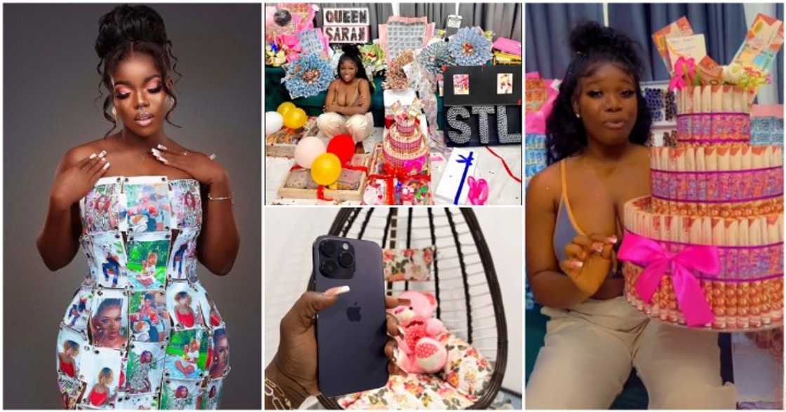 Social media influencer shows off expensive gifts she received on her birthday.