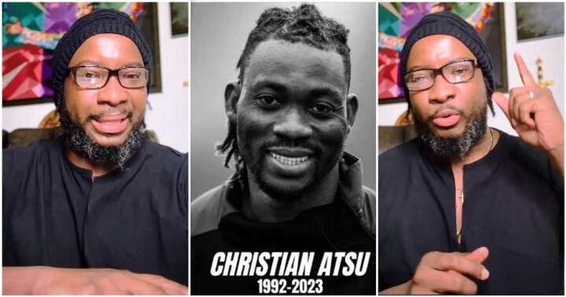 Photos of Sonnie Badu and the late Christian Atsu. Photos of Sonnie Badu and the late Christian Atsu.