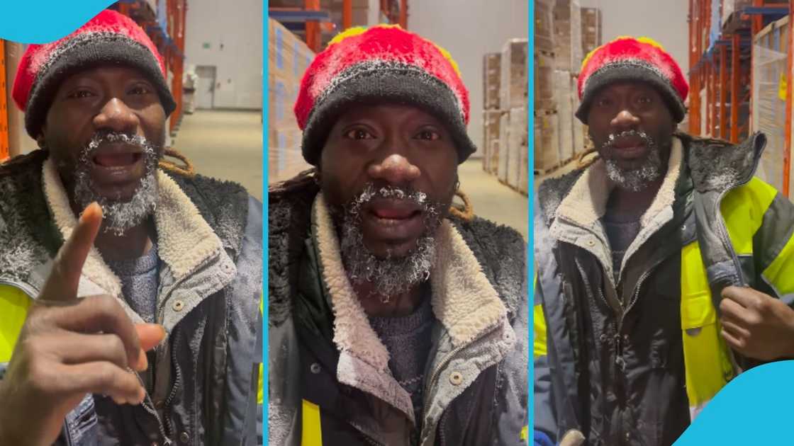 Ghanaian Man, Abroad, Ice, Warehouse, Factory, Cries Out, Life Abroad Ghanaian Man, Abroad, Ice, Warehouse, Factory, Cries Out, Life Abroad