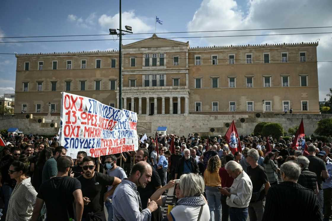 Unions have staged two general strikes against the 13-hour workday reform in Greece this month Unions have staged two general strikes against the 13-hour workday reform in Greece this month