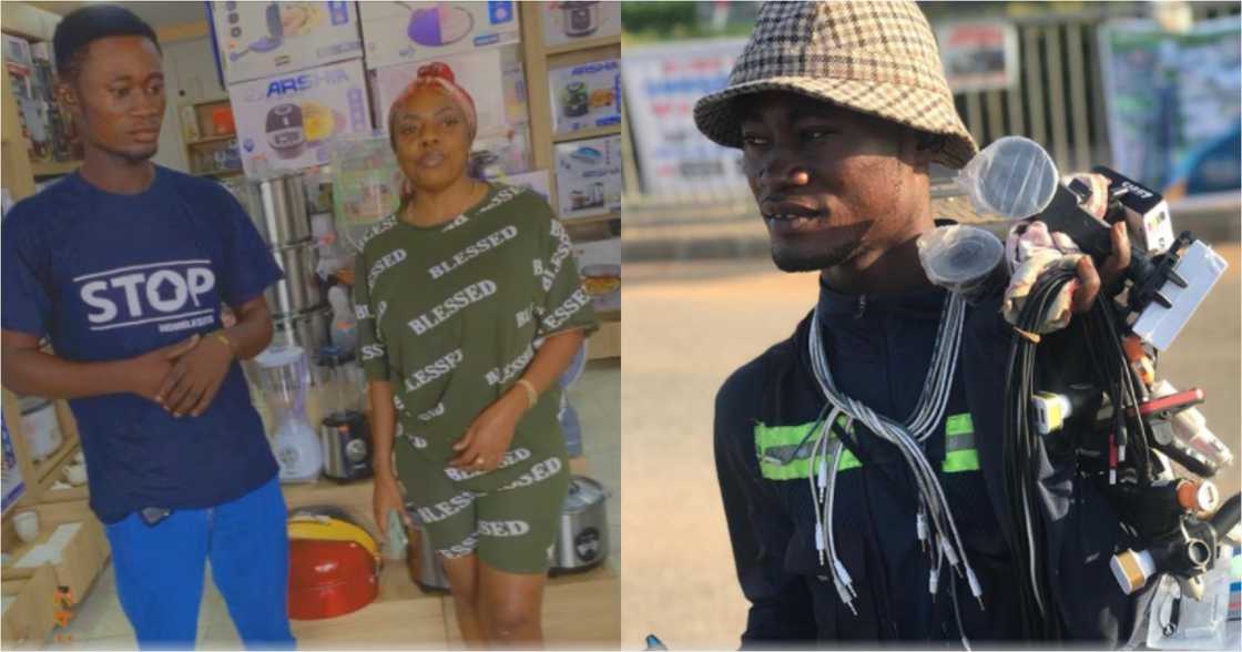 Nana Aba Anamoah sscures a job for street hawker kessbengh as shop manager (video) Nana Aba Anamoah sscures a job for street hawker kessbengh as shop manager (video)