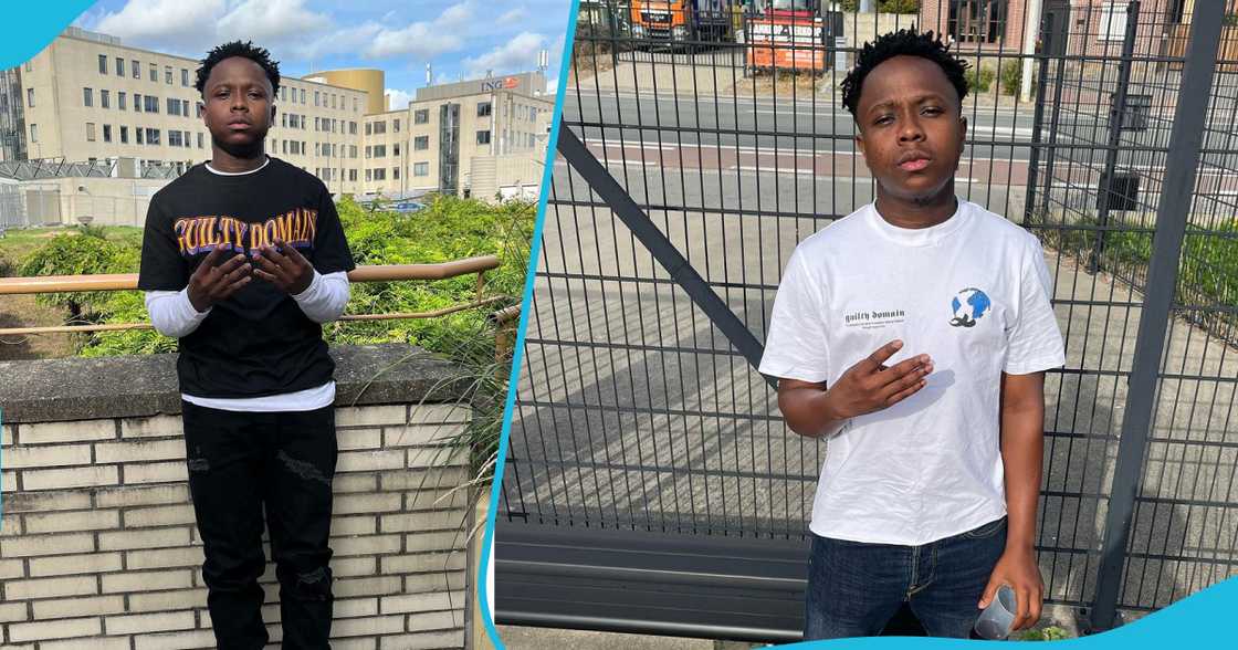 Kyekyeku cracks netizens with laughter as he struggles to recite the pledge during interview Kyekyeku cracks netizens with laughter as he struggles to recite the pledge during interview