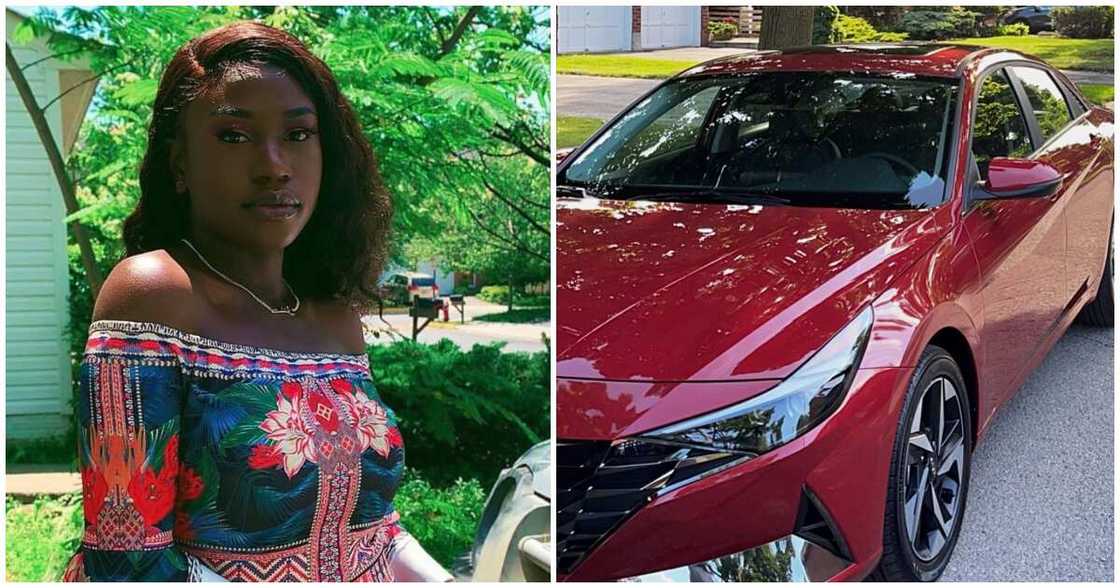21-year-old Ghanaian lady buys first car after moving to Canada 21-year-old Ghanaian lady buys first car after moving to Canada