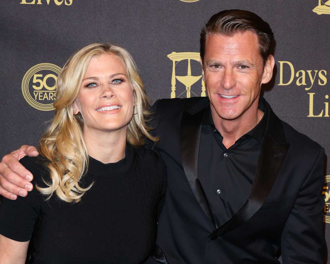 Alison Sweeney and David Sanov attend the Days Of Our Lives