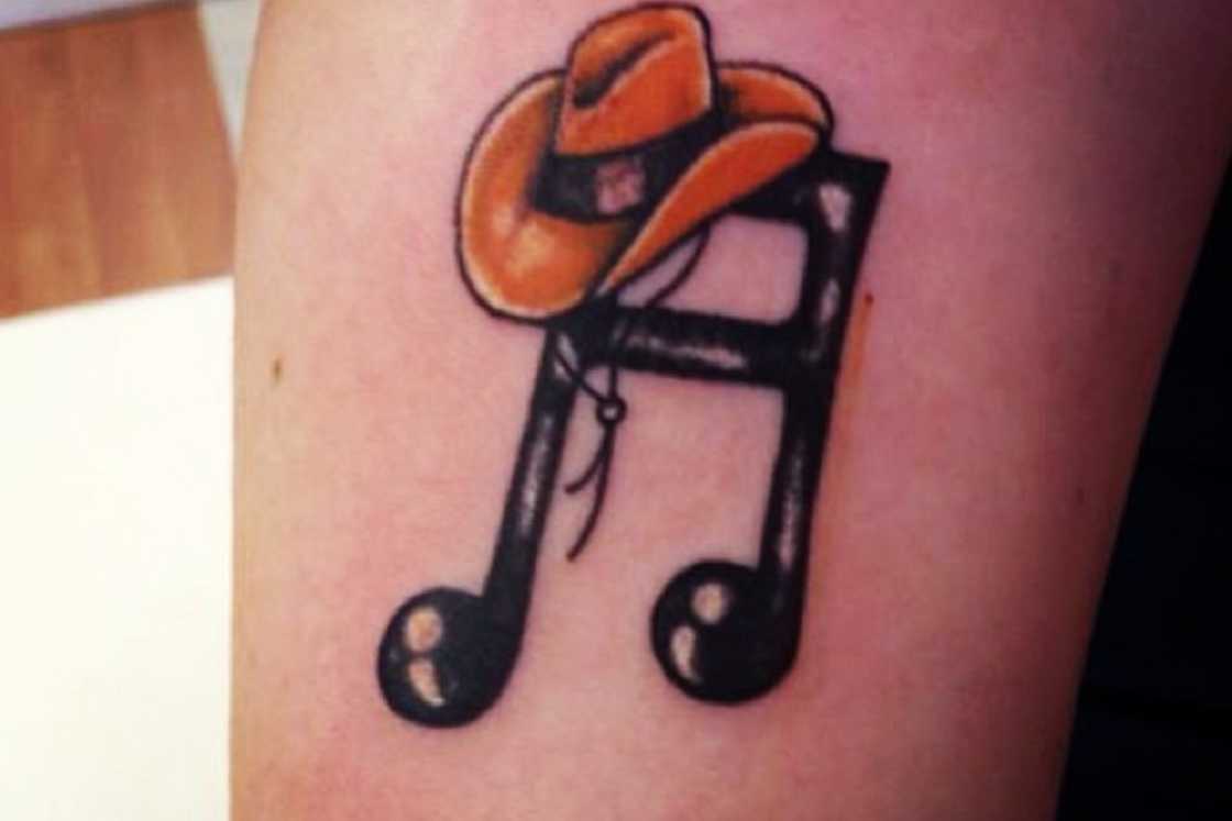 music tattoo