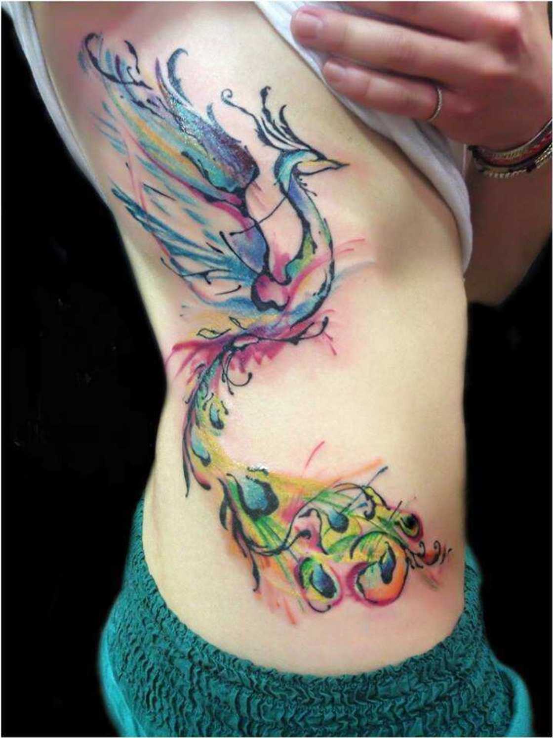 feminine rebirth phoenix tattoo feminine rebirth phoenix tattoo