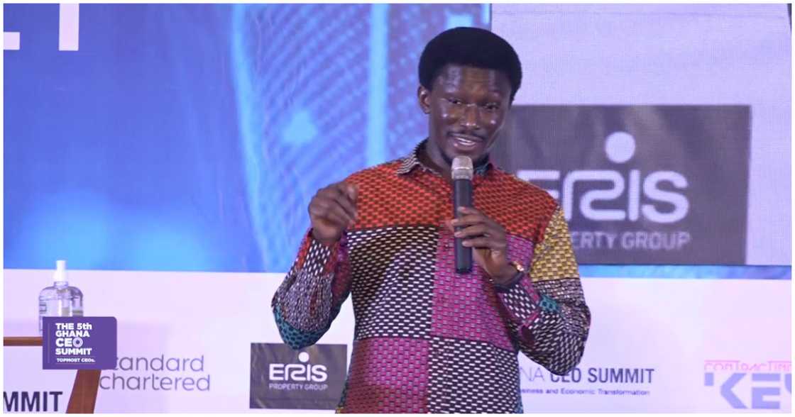 Cheddar speaks at the Ghana CEO Summit Cheddar speaks at the Ghana CEO Summit