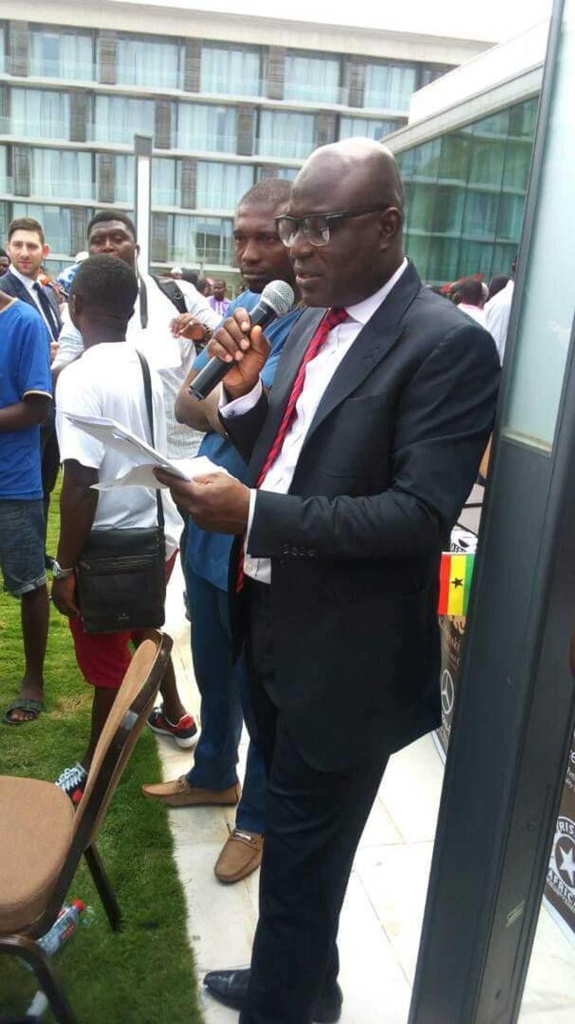 Communications Director of the Ghana Boxing Authority, Mr. Mohammed Amin Lamptey Communications Director of the Ghana Boxing Authority, Mr. Mohammed Amin Lamptey