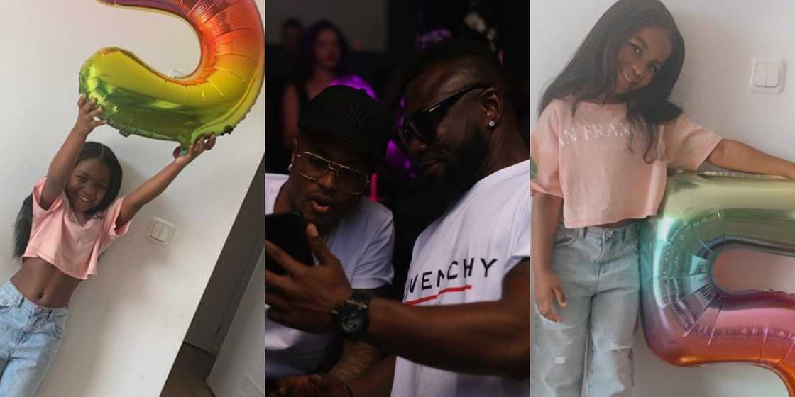 Rahim Ayew celebrates 5th birthday of beautiful daughter (Photos)