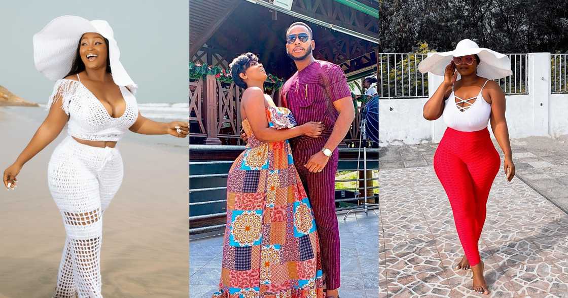 Eyram: Aaron Adatsi's fiancé's poolside photos draw massive reaction Eyram: Aaron Adatsi's fiancé's poolside photos draw massive reaction