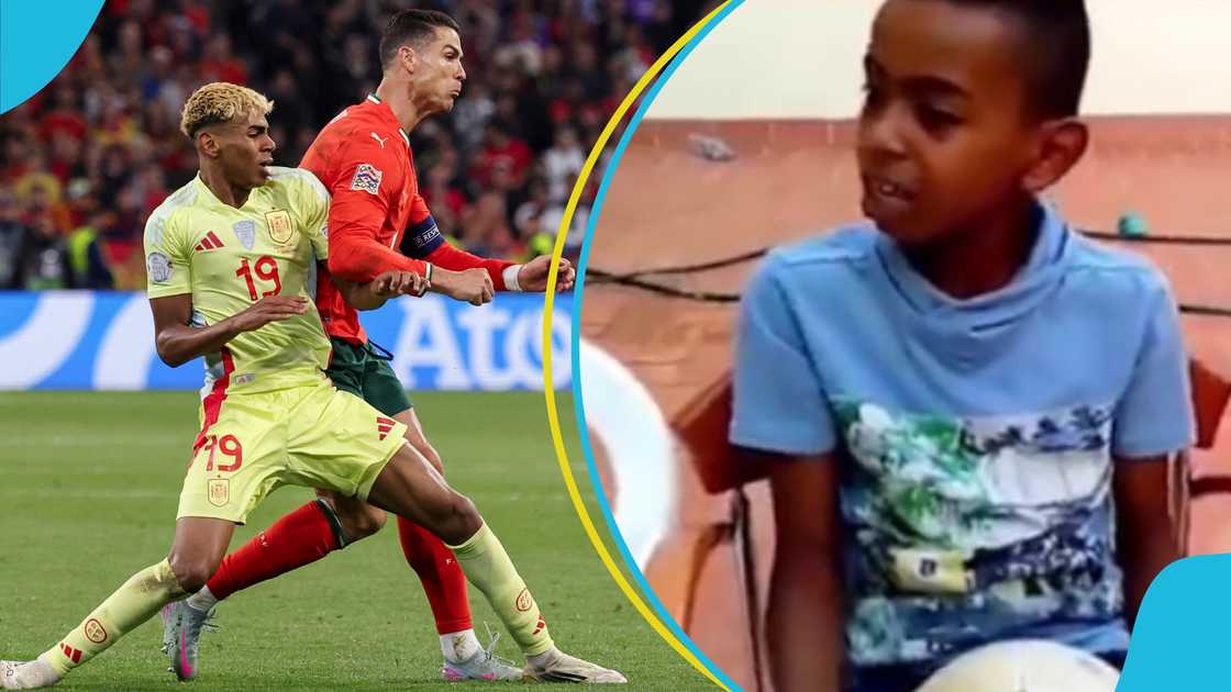 Old video of Lamine Yamal unboxing Cristiano Ronaldo shirt sparks Barca fans outrage
